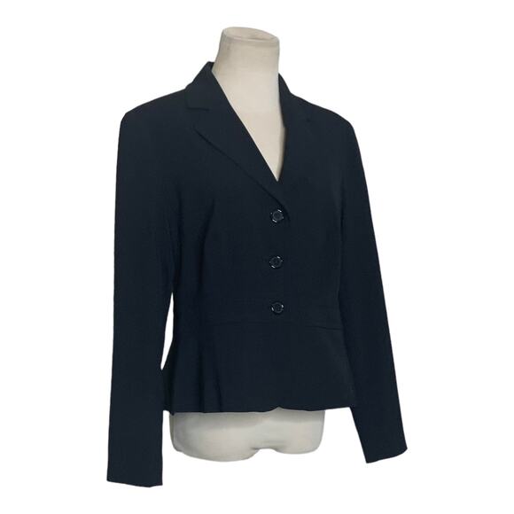 East 5th 3 button lined black blazer size 12P - Picture 5 of 9